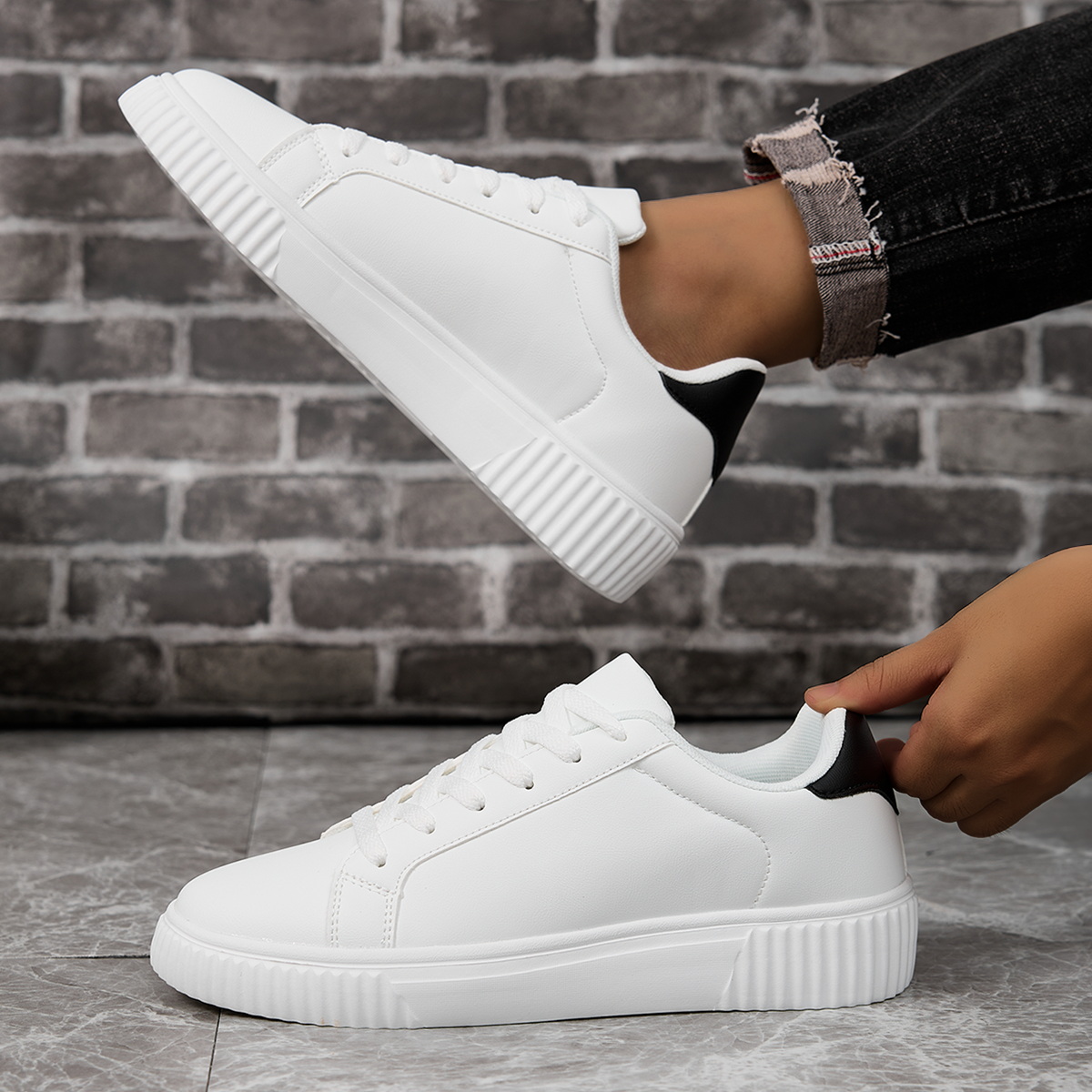 Leather Sneaker Care Kit - Sneakers sportive alla moda, scarpe da